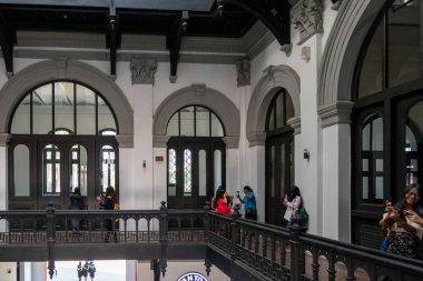 YANGON, MYANMAR - JANUARY 18, 2020:  Interior of The Secretariat or   Secretariat Yangon, also known as the Minister's Building.