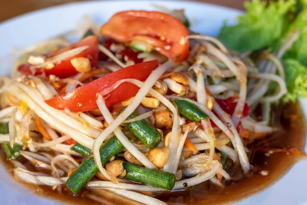 Choux Épicés Thaïlandais Salade Poivre — Photo