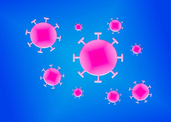 グループ ノベル コロナウイルスCovid 2019 Ncov細胞イラスト — ストック写真