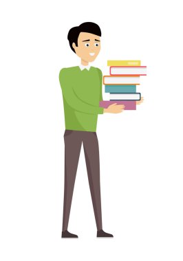 Okul öğretmeni izole karakter