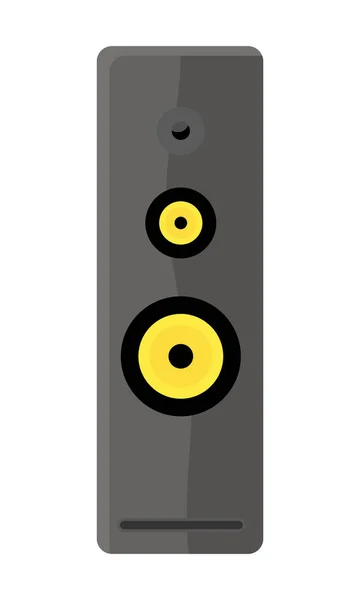 Illustration des Computer-Audio-Lautsprechers — Stockvektor