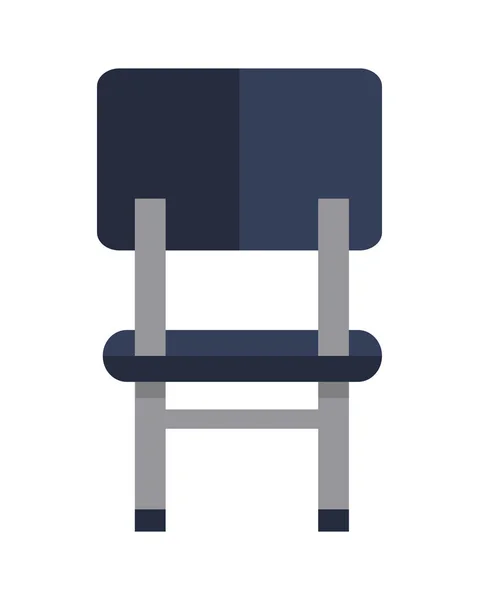 Ofis sandalye simgesi simgesi üzerinde beyaz izole. — Stok Vektör