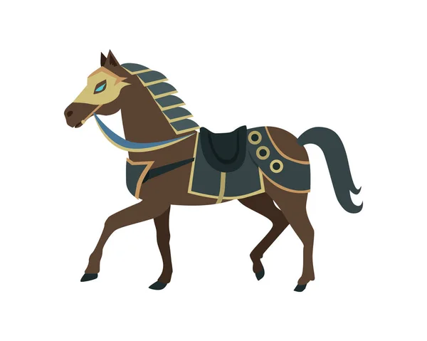 Knight s War Horse — Stock Vector