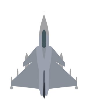 Askeri uçak izole. Uçak Uçak vektör