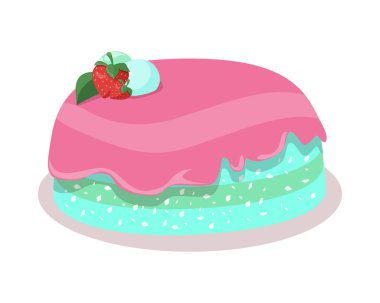 Afiyet olsun. Festival Cake Web Banner. Çikolata