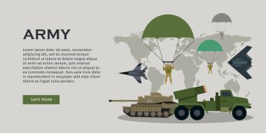 Silahlı Kuvvetler vektör kavramı düz tasarım