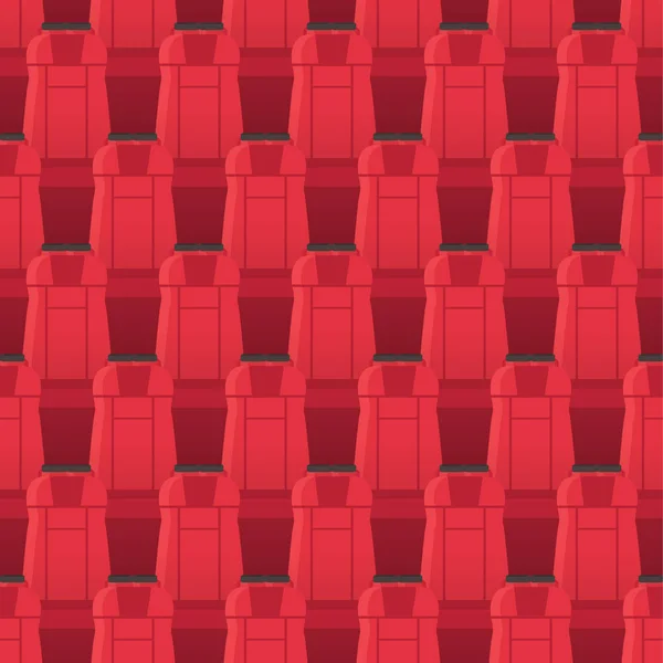Cinema Seats Seamless Pattern. Endless Texture — Stock Vector