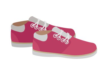 Spor koşu ayakkabıları izole. Ayakkabılar, Fitness için