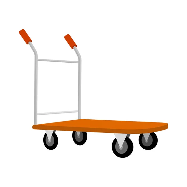 Pictogram van de kar van de lading — Stockvector