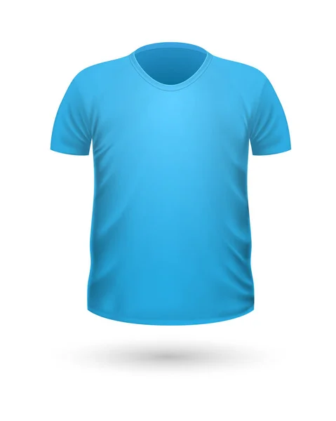 T-shirt Teplate. Voorzijde zicht. Vector — Stockvector