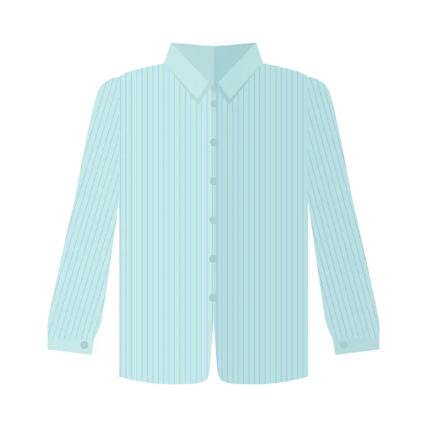 Camisa cinza xadrez estilo plano Vector Ilustração — Vetor de Stock
