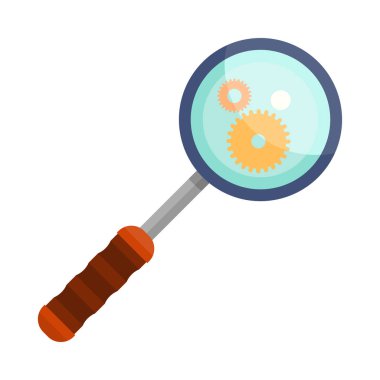 Büyüteç simgesini dişli öğeleri üzerinde duruldu.