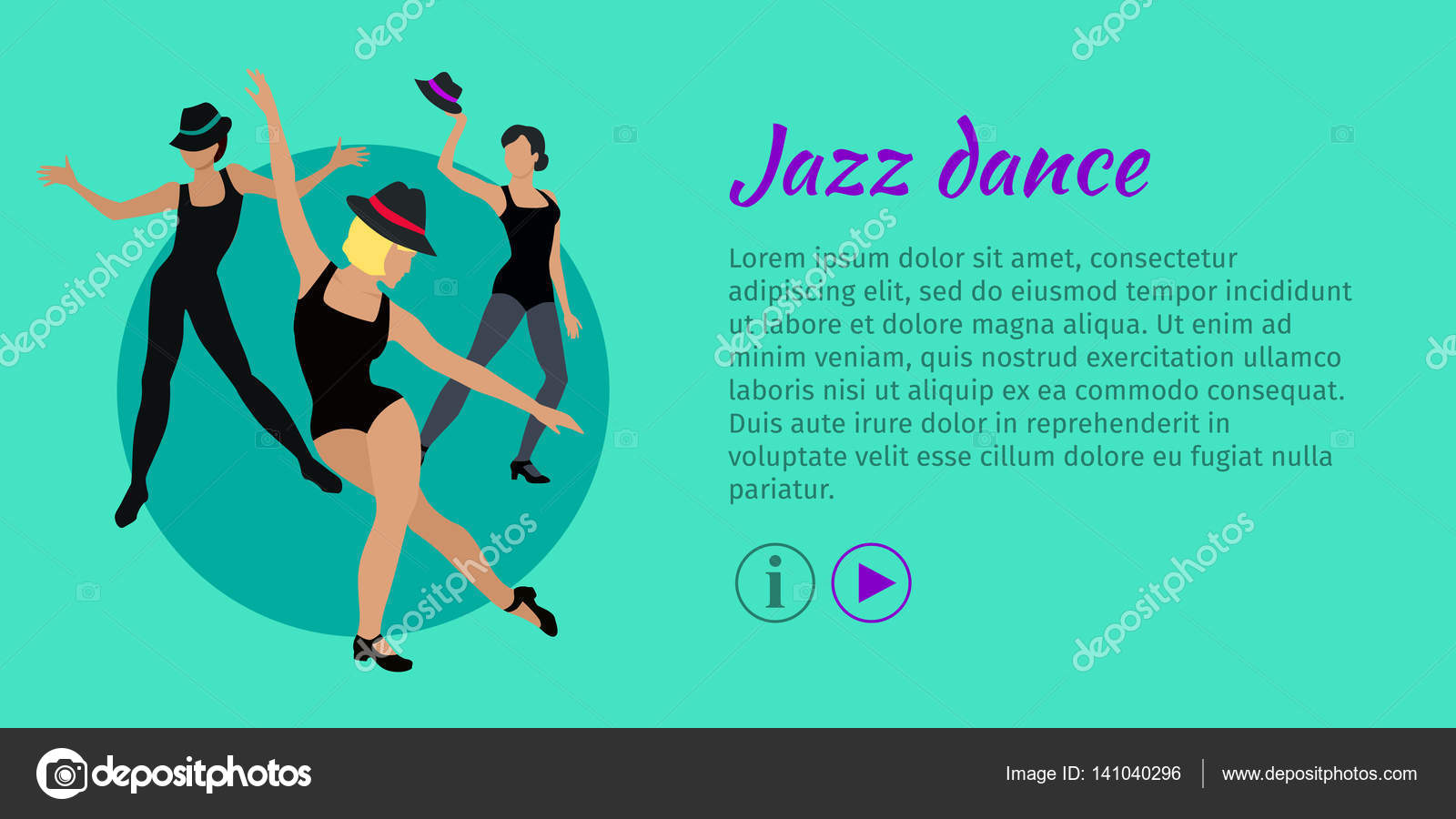Cartaz de dançarina. Dance electronic music modern dance music