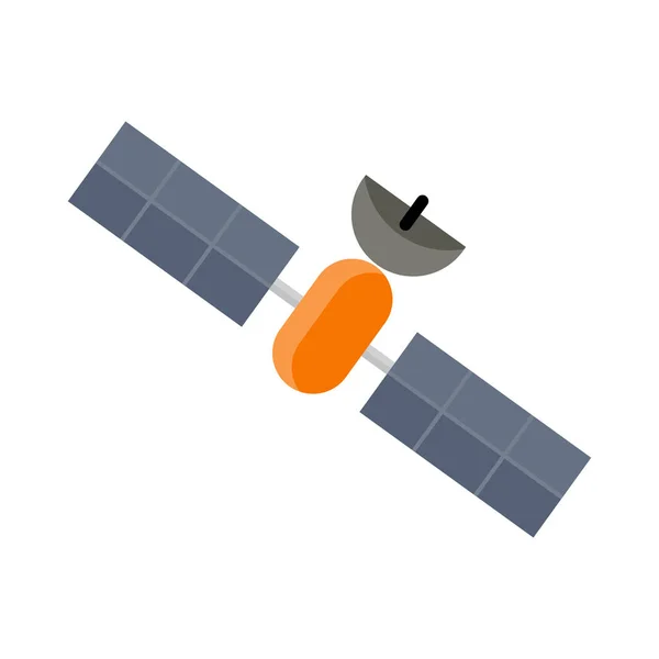 スペースシャトルの衛星が分離されました。人工衛星スプートニク — ストックベクタ