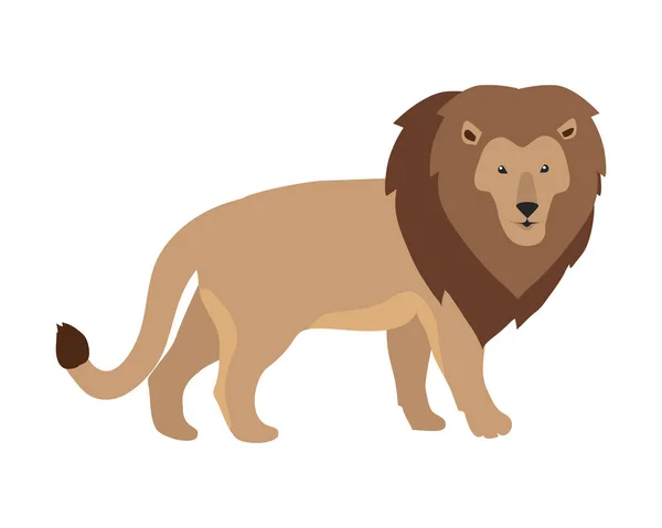 Lion King Illustration — Stock Vector