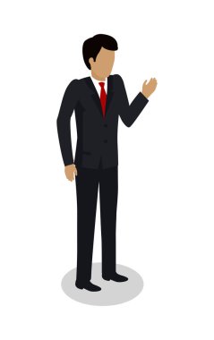 Rıhtım işçisi Foreman Yöneticisi pahalı takım elbise