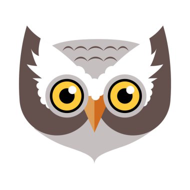 Baykuş kuş karnaval maskesi çocukça maske öğesi