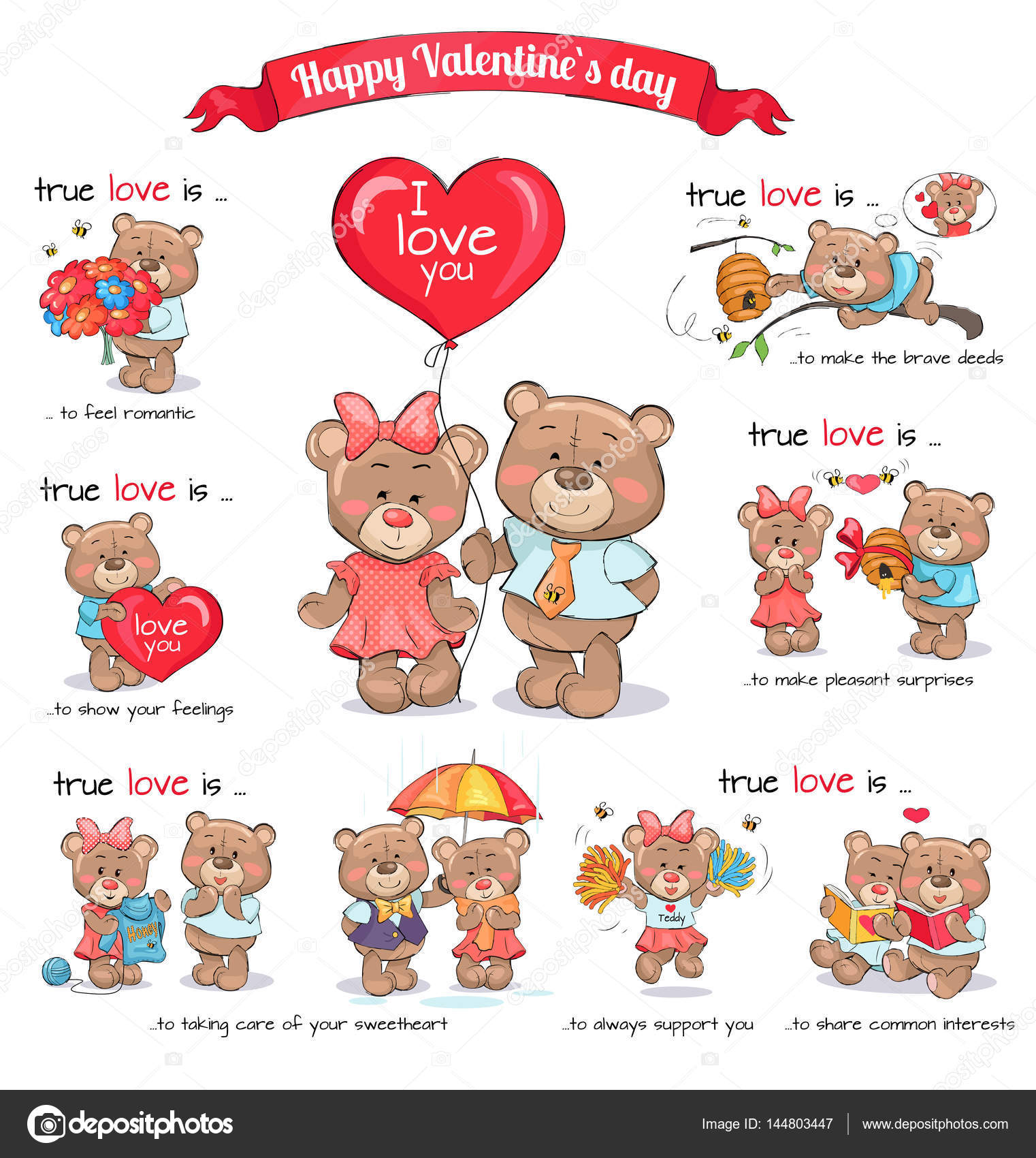 true love teddy bear