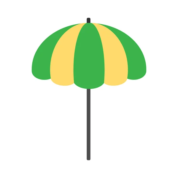 Stranden Paraply Ikon — Stock vektor