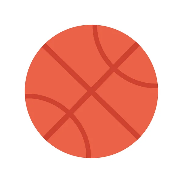 Ilustracja koszykówka piłka. Sprzęt sportowy — Wektor stockowy