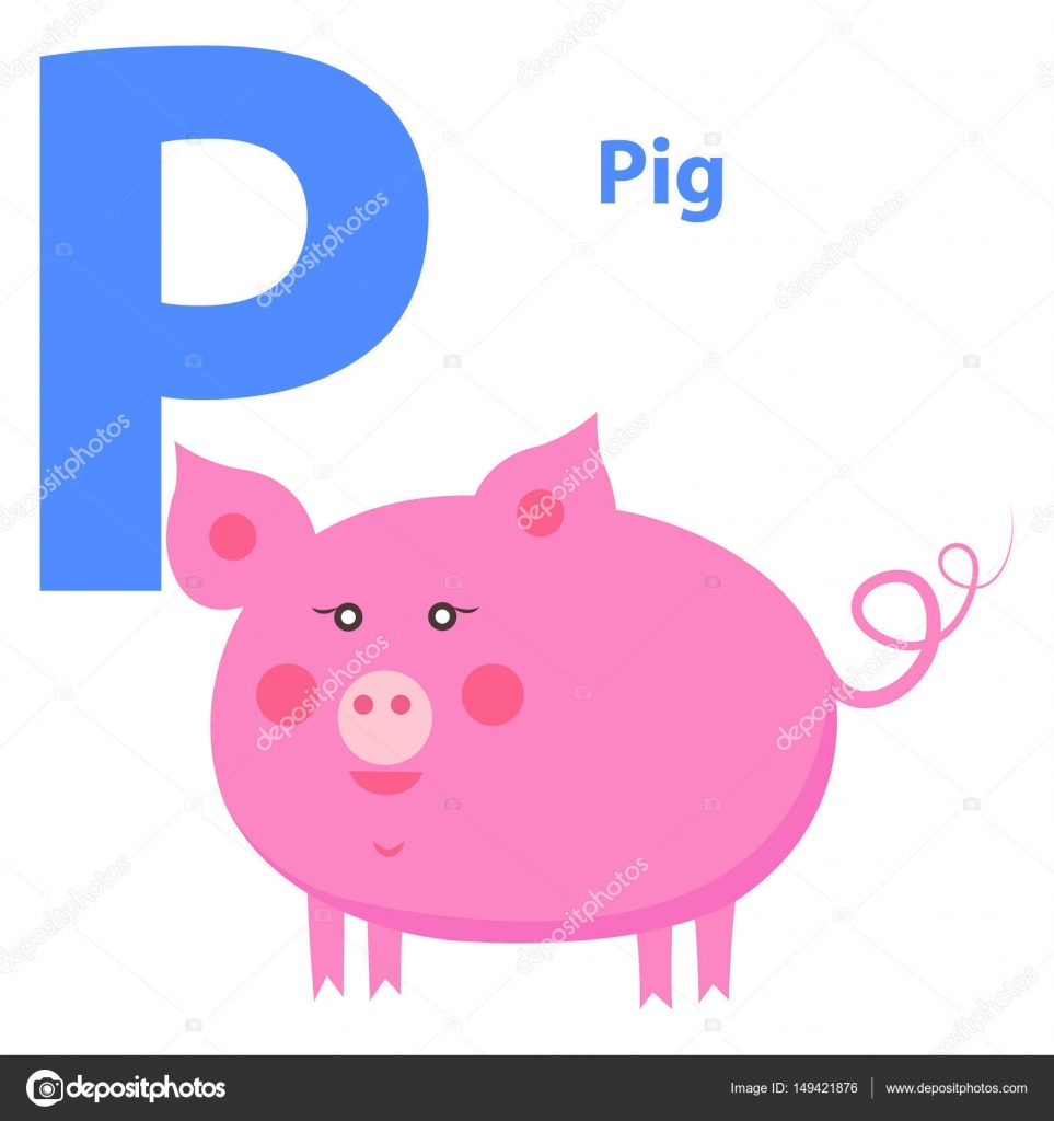 Pig flashcard. Английская буква p pig. P p pig. Поросенок на английском. P p pig.