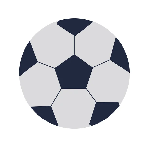 Voetbal geïsoleerd illustratie. Sportuitrusting — Stockvector