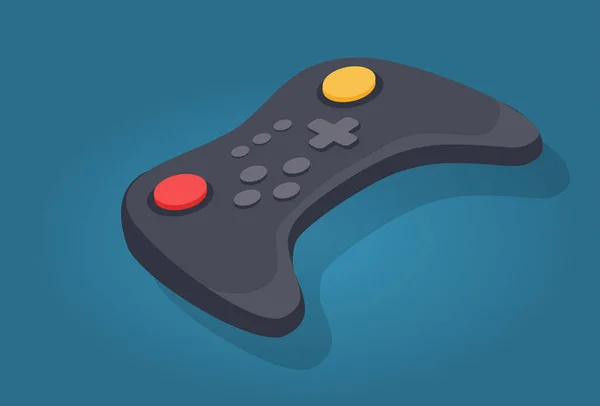 Joystick sans fil ou contrôleur de jeu vidéo Icône — Image vectorielle