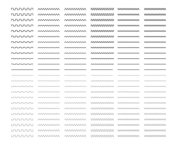 Μεγάλες γραμμές που απομονωμένα σε λευκό. Πραγματική τους δείκτες — Διανυσματικό Αρχείο