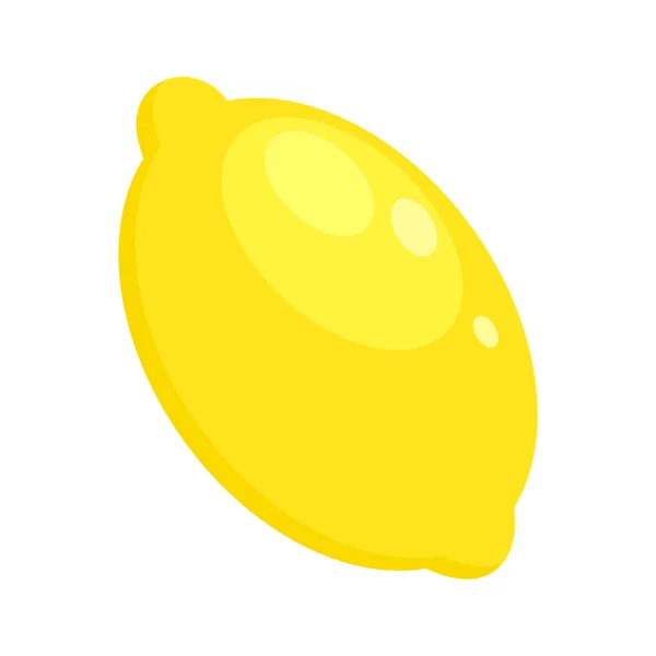 Citron isolerade på vitt. Redigerbara Element — Stock vektor