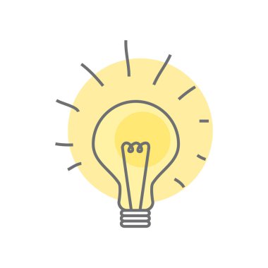 Beyaz arka plan üzerinde izole lamba. Video pazarlama