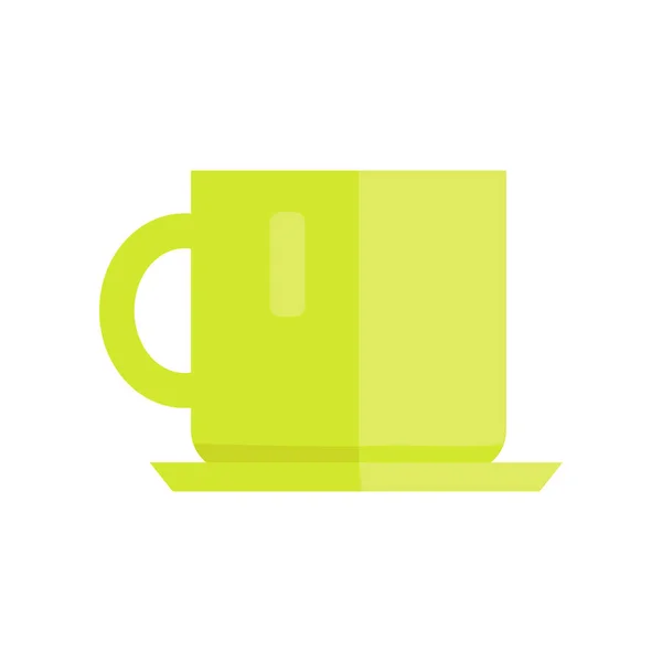 Cup Vector Illustration im flachen Design. — Stockvektor