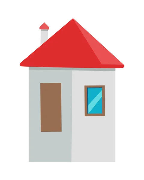 Illustration vectorielle de maison dans le design plat . — Image vectorielle