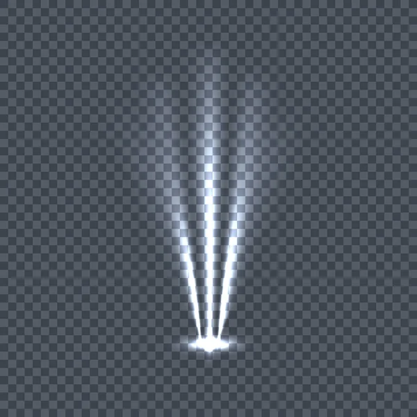 Belysning med ljuseffekter på öppenhet — Stock vektor