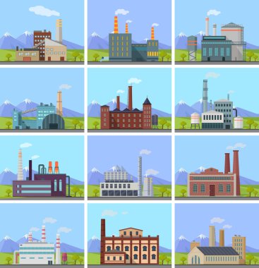 Fabrika Binası afiş kümesi