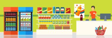 Süpermarket iç tasarım