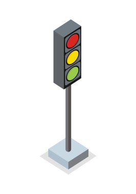 İzometrik trafik ışığı simgesi