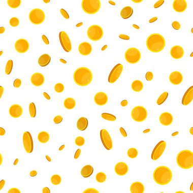 Altın sikke düşme ile Seamless Modeli.