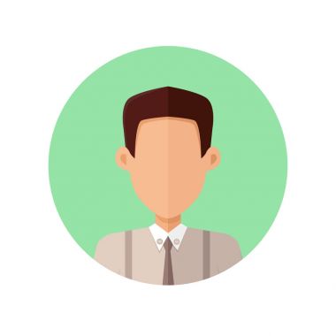 Genç adam özel Avatar simge