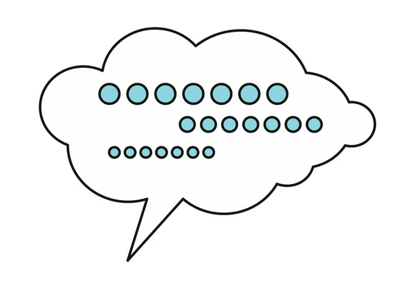 Icône de dialogue Cloud — Image vectorielle