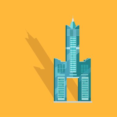 Gökyüzü kule gökdelen Tanteks Tayvan grafik içinde