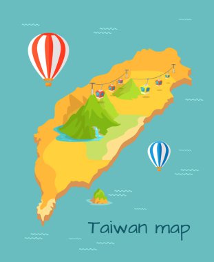 Maokong ejderha Dağı teleferik Tayvan