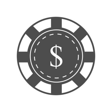 Kumar çip vektör çizim içinde düz tasarımı.