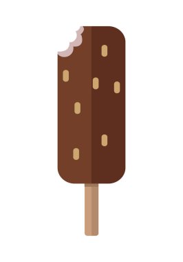 Vektör tatlı dondurulmuş dondurma