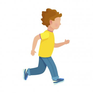 Yüzsüz genç çocuk izole şekilde çalışır