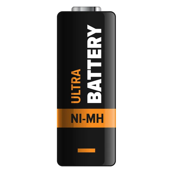 Tipo de hidruro de metal de níquel ultra potente batería — Vector de stock