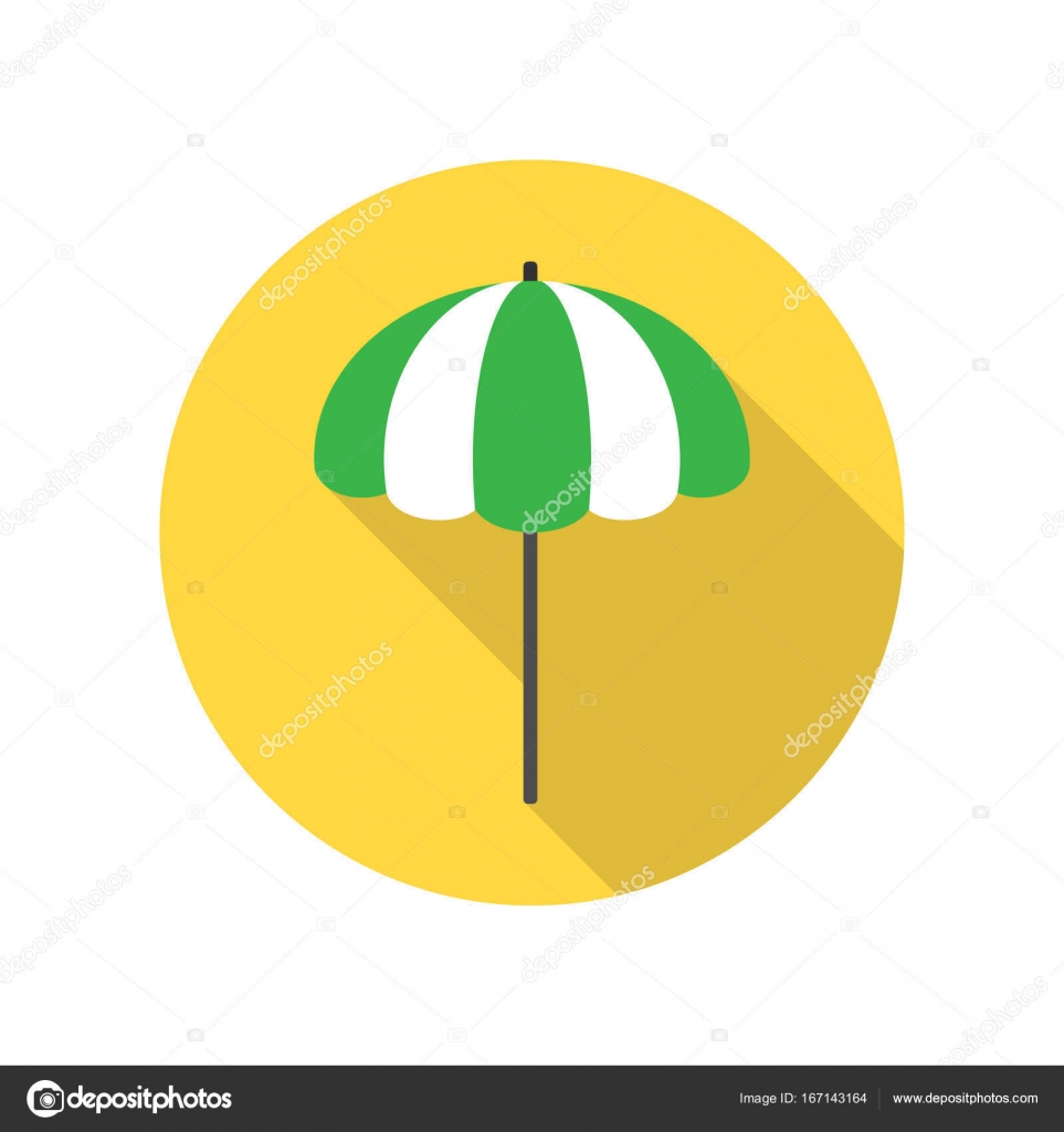 Sonnenschirm-Ikone - Vektorgrafik: lizenzfreie Grafiken © robuart
