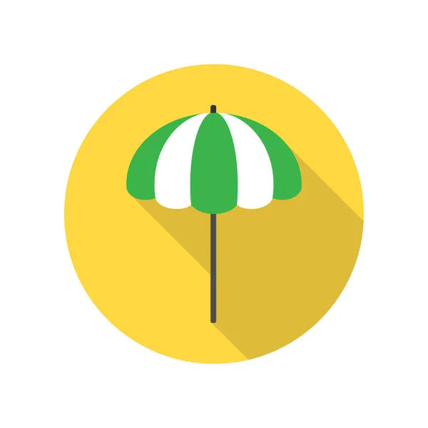 Beach Umbrella Icon — Stock Vector