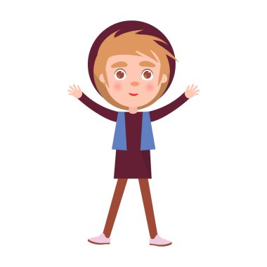 Çocuk çocuklar için uluslararası tatil kutluyor