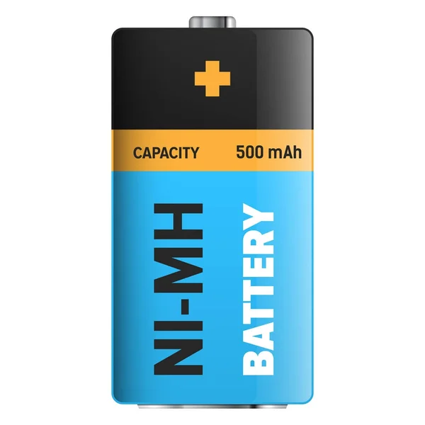 Ilustração isolada da bateria Ultra Longlife grande —  Vetores de Stock