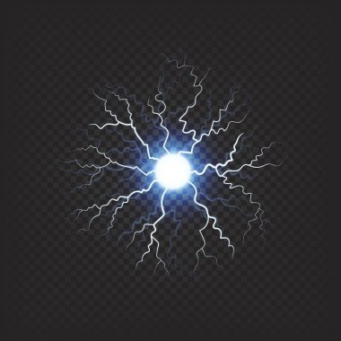 Topu Lightning'ler gerçekçi etkisi ile kör